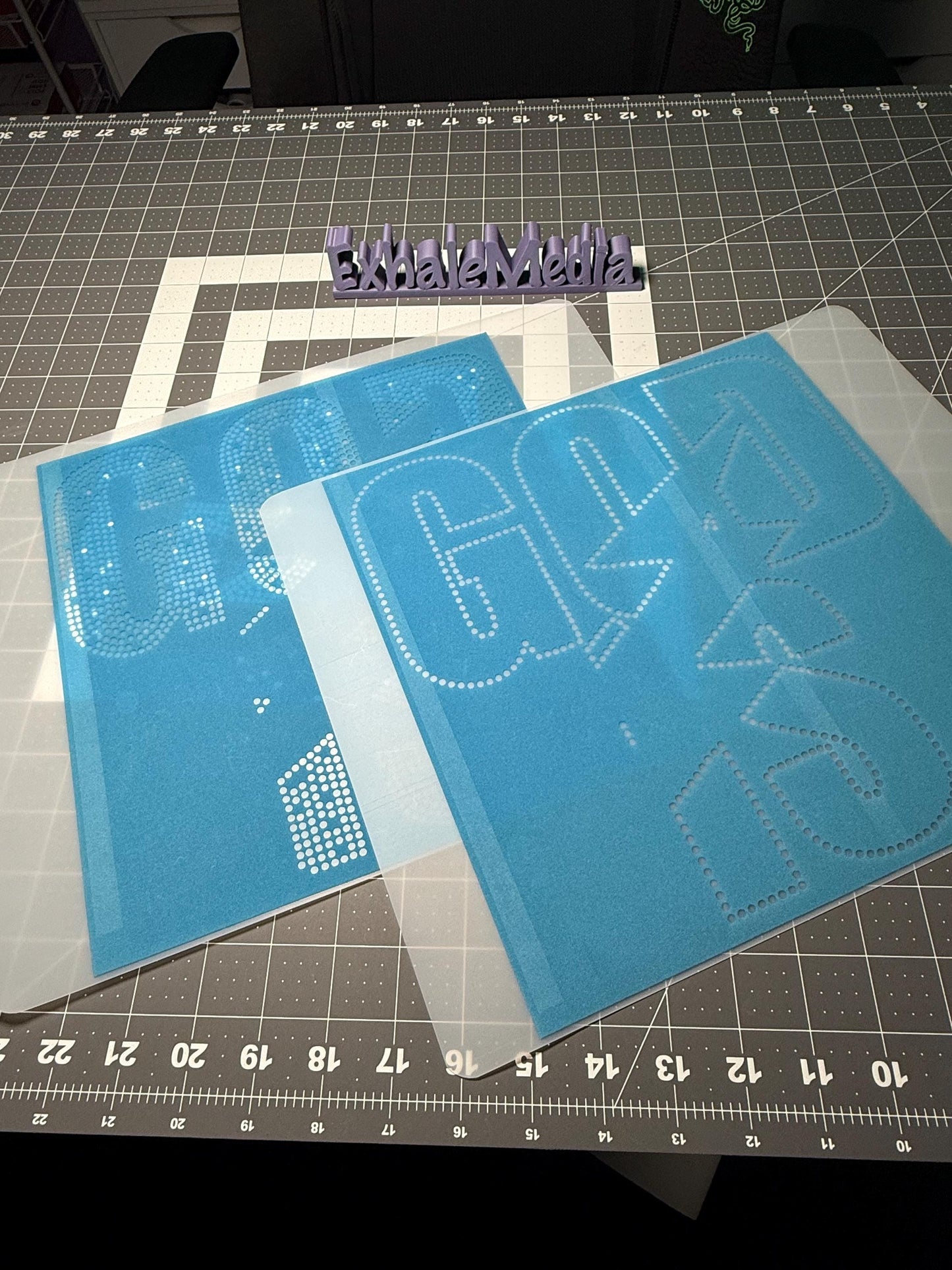 CUT Rhinestone Template