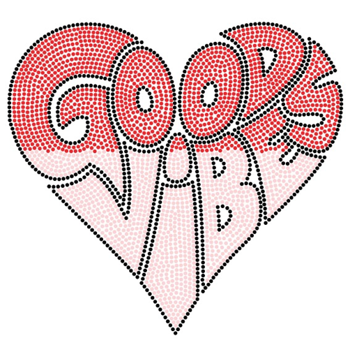 GOOD VIBES HEART ss10