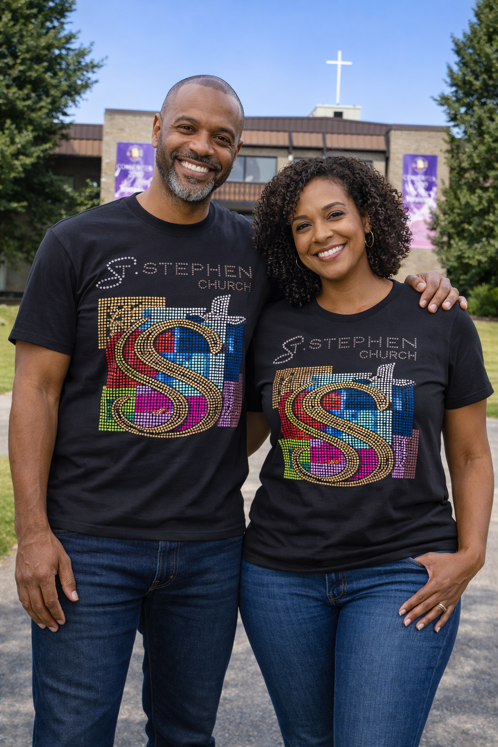 St. Stephen Church Rhinestone Shirt