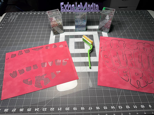 CUT Rhinestone Template