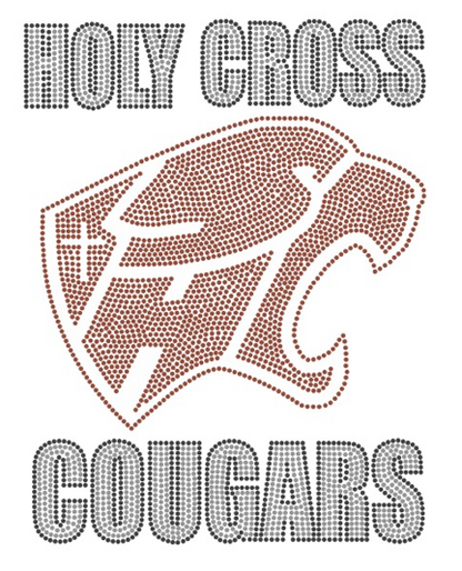 Holy Cross Customized Rhinestone Shirt