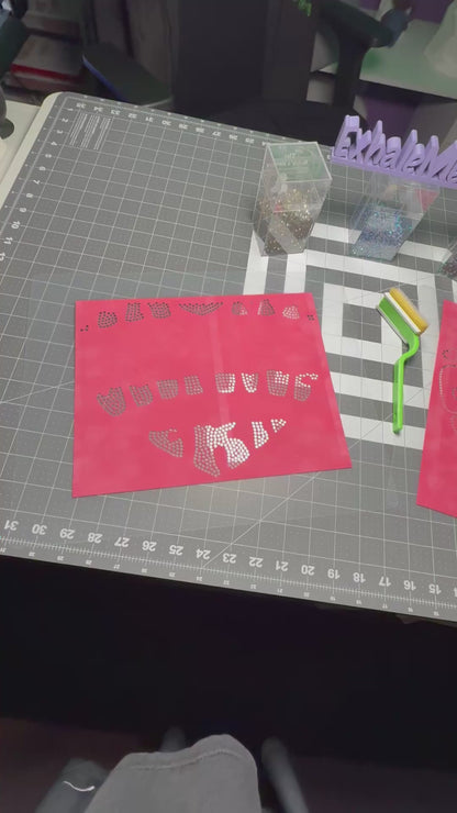CUT Rhinestone Template